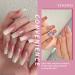 Venares 500 Pieces Acrylic Nail Tips Set - Half Square Natural Gel Nails - 10 Sizes with Glue - Perfect for International Shipping - Buy Online on GoSupps.com