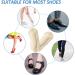 3 Pair Leather Heel Liner Grips Pads - Anti-Slip Inserts for Men & Women | Prevent Blisters & Improve Shoe Fit | Beige High Heel Insoles - Buy Online on GoSupps.com