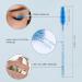 Obidodi 120 Pcs Brush Mascara Wands Eyelash Brush Pack Applicator Eyebrow Brush Eyelash Mascara Brushes for Lash Extensions Eyebrows Contouring and Makeup (Multicolor) 10cm/3.93inch - Buy Online on GoSupps.com