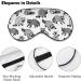 Raccoon Life Sleep Mask - Adjustable Strap Eye Cover for Night Travel and Nap - Buy Online on GoSupps.com