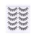 KSYOO Clear Band Dramatic Mink Lashes - 8-15mm D Curl 3D Multi-Layered Fluffy & Reusable 5 Pairs of Semi-Dramatic Strip Lashes - Buy Online on GoSupps.com