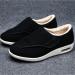 Wide Fit Diabetic Shoes for Men and Women - Warm Comfort, Medical Shoes for Swollen Feet - 9.5 Nizi Cloth Black - Buy Online on GoSupps.com
