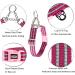 Petiry Half Chain Choke Collar | Reflective Nylon | Safety Buckle | Anti-pull | Large Dogs Neck 44-56cm | Hotpink Large - Buy Online on GoSupps.com