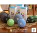 Buy Fascia Balls Set - 2 Natural Rubber Soft Balls for Fascia Training Yoga & Massage - 7.2 cm Diameter - International Shipping Available - Buy Online on GoSupps.com