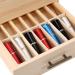 Essential Oil Box - 59 Compartments Wooden Organizer for Aromatherapy | International Shipping Available - Buy Online on GoSupps.com