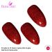 Bling Art Almond Red Glitter Stiletto False Nails - 24 Long Tips with Gel Finish - Includes Glue - Buy Online on GoSupps.com