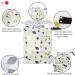 4 Pack Waterproof Diaper Bags - Wet Bags for Kindergarten & Cloth Diapers - Lemon Design | Perfect Laundry Solution for Baby - Buy Online on GoSupps.com