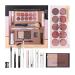 Trousse de Maquillage pour D butantes | Ensembles De Maquillage Complets Pour Femmes 11 Pi ces Mascara Anticernes Palette de Fards Paupi res Rouge L vres pour Filles et Adolescents No l Anniversai
