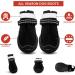 Medium Dog Winter Boots & Paw Protectors - Waterproof Booties for Snow, Rain, Hot Pavement, Hiking - Non Slip Rubber Soles - Black - Size Medium (Width 2.2) - Buy Online on GoSupps.com