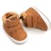RVROVIC Baby Anti-Slip Sneakers Soft Ankle Boots | Toddler First Walkers | Newborn Crib Shoes 0-6 Months | Brown - Buy Online on GoSupps.com
