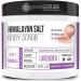 pureSCRUBS Premium Pink Himalayan Salt Body Scrub Set - Large 16oz LAVENDER SCRUB  Organic Essential Oils & Nutrients INCLUDES Wooden Stirring Spoon  Loofah & Mini Exfoliating Bar Soap