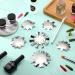 French Nail Trimmer Set - Stainless Steel Cutter with 5 Spare Blades for Acrylic Nails - DIY Manicure Tool with 2 Handles - Silver - Buy Online on GoSupps.com