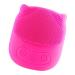 Facial Scrubber | Penguin Shape Vibrating Face Brush - Rechargeable Wash Brush for Deep Cleaning Skin Waterproof Skin Care Face Brushes Red