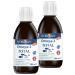 Norsan Premium Omega 3 Fish oil Totally Naturell high -dose 2 -way pack (2x 200 ml)/2 000 mg omega 3 per portion/omega 3 oil 1120mg EPA & 536mg DHA/OMEGA 3 Premium oil with 800 IE vitamin D3 2x 200ml