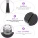 GALPADA 10 Pi ces Flacon de Vernis Ongles Support pour Gels pour Ongles Flacon Vide - Buy Online on GoSupps.com