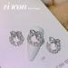 FEIlei Crown Nail Art Charms Zircon Nail Rhinestones Alloy Butterfly-Nail Crystal-Pearl - Buy Online on GoSupps.com