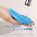 HIEERBUS Silicone Body Scrubber Gentle Exfoliating Body Scrubber in Shower Silicone Loofah with Easily Lather Bristles Long Lasting and More Hygienic Than Traditional Shower Loofah 1Pack Blue  - Buy Online on GoSupps.com