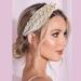 Makone Pearl Wide Headband for Women - Velvet Vintage Hairband for Wedding and Party - Buy Online on GoSupps.com