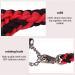 Durable Nylon Dog Collar and Leash Set | Heavy Duty Braided Training Leash for Small, Medium, Large Dogs - Purple - Buy Online on GoSupps.com