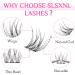 Buy C Curl Lash Clusters 9-12mm | Wispy Natural Eyelash Extensions | 96pcs Thin Band Short False Eyelashes - Buy Online on GoSupps.com