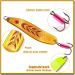 Sougayilang Colorful Hard Spoon Spinner Fishing Lures - 5 Pcs | Metal Treble Hooks Baits - Buy Online on GoSupps.com