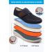 CBMTCR Men's Wide Width Walking Shoes - Adjustable Closure, Lightweight for Diabetic Swollen Feet - 11.5 Wide Dk-blue - Buy Online on GoSupps.com