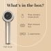  Silk n Hair Dryer - SilkyAir Pro HDB003 | Premium Ionic Blow Dryer with Diffuser & Concentrator | 1600W | 18 Modes LED Display | No Heat Damage & Frizz Prevention | Beige  - Buy Online on GoSupps.com