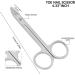 Professional Stainless Steel Beauty Scissors for Manicure, Pedicure, and Grooming - Curved Blade Nail Scissors for Men and Women - Buy Online on GoSupps.com