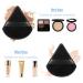 15-Piece Soft Triangle Makeup Puff Set for Loose Powder and Foundation - Black/Nude/Pink - Buy Online on GoSupps.com