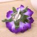 Solustre Rose Flower Hair Clips Brooch Artificial Big Rose Hairpin Pin up Flower Brooch for Women Girls Party (Grape Purple) - Buy Online on GoSupps.com