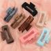 8 Pack Large Rectangle Hair Claw Clips - Matte Hair Clips for Women - Strong Hold for Thin, Thick, Curly Hair - Non-slip Square Hair Accessories - Buy Online on GoSupps.com