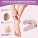 Soft Gel Foot Peel Mask & Moisturizing Silicone Socks for Dry Cracked Feet - Hydrating Foot Care Gift for Women - Buy Online on GoSupps.com