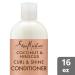 Shea Moisture Curl & Shine Conditioner - Coconut & Hibiscus Frizz Control 16 Fl Oz - Best Curly Hair Product for Healthy Curls - Buy Online on GoSupps.com