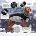 Kuoser Waterproof Dog Coat - Cold Weather Jacket for Small & Medium Dogs | Fleece Lined Reflective Winter Vest - Cozy Pet Clothing - Size M Black - Buy Online on GoSupps.com