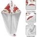 Super Absorbent Red Mushrooms Hair Towel 2 Pack | Quick Drying Turbans for Women & Girls - Perfect for Fast Hair Drying - Buy Online on GoSupps.com