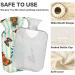 Naanle Streak Butterfly Pineapple Water Bottle - 1L Transparent Hot Water Bottle for Pain Relief & Therapy | International Shipping - Buy Online on GoSupps.com