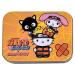 Naruto children's plaster licensed product - 4 pieces - metal box - 24 plaster - beautiful design plaster storage box for children - suitable for backpack - handbag naruto 4 pieces