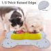 UPSKY Waterproof Silicone Dog Food Mat | Large 22 x 16 Pet Placemat Tray | Raised Edge Bone Shaped | B-grey - Buy Online on GoSupps.com