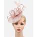 Z&X Women's Sinamay Fascinator Pillbox Headband Hair Clip Cocktail Tea Party Hat 035 Nude Pink One Size - Buy Online on GoSupps.com