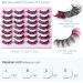 Joyeee False Eyelashes 14 Pairs Fake Eyelashes 3D Colorful Eye Lashes Reusable Easy to Wear and Remove Handmade Dramatic Fluffy Strip Lashes for Party Cosplay Costumes Festival Decoration#6 Eyelashes#45 - Buy Online on GoSupps.com