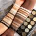 DE LANCI 12 Color Neutral Brown Grey Eyeshadow Palette | Matte & Shimmer | Long-Lasting & Waterproof | Talc-Free for Sensitive Skin - Buy Online on GoSupps.com