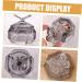 FRCOLOR Crystal Glass Manicure Cup Dappen Dish Zinc Alloy Nail Manicure Tools - Buy Online on GoSupps.com