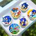 24 x Pre-Cut Sonic 1 Edible Stand up Wafer Paper Cupcake Toppers Cake Decorations Birthday Party - Buy Online on GoSupps.com