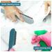 ULTECHNOVO 4 Pcs Sneaker Shoe Cleaner Brush Set Include Scrubbing Brush and Horse Hair Bristles Shoe Clean Brush Buffing Stiff Hair Brush for Leather Shoes Boots Sneakers - Buy Online on GoSupps.com