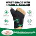 bounfend Thumb Wrist Brace with Spica Splint - Pain Relief & Support for Arthritis Carpal Tunnel Tendonitis - Large Right Hand - Buy Online on GoSupps.com
