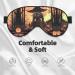 Halloween Horror Print Unisex Eye Mask | Soft Comfortable Light-Blocking Sleep Mask - Black - Buy Online on GoSupps.com