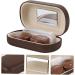 Solustre Colored Contact Lens Storage Set - Hard Lens Holder & Travel Case | 1 Set Box | Leather Storage - 9.5x5.5cm - Buy Online on GoSupps.com