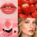 Bee Balm Lip Balm Honey Pot Strawberry with Vitamin E | Hydrating & Preventing Dry Cracked Lips | Exfoliating Lip Scrub with Propolis | Moisturizing Honey Lip Mask | Reduces Lip Lines | Includes Brush - Buy Online on GoSupps.com