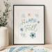 Whaline 24Pcs Blue Floral Pattern Paper 30x30cm - Double-Sided Watercolor Flower Scrapbook Paper for DIY Crafts and Photo Albums - Buy Online on GoSupps.com