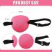 6-Piece Adjustable Eye Patch Set for Lazy Eye | Elastic Eye Masks for Adults & Kids - Rose Red and Purple - Buy Online on GoSupps.com